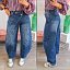 Jeans Barrel Asimétricos